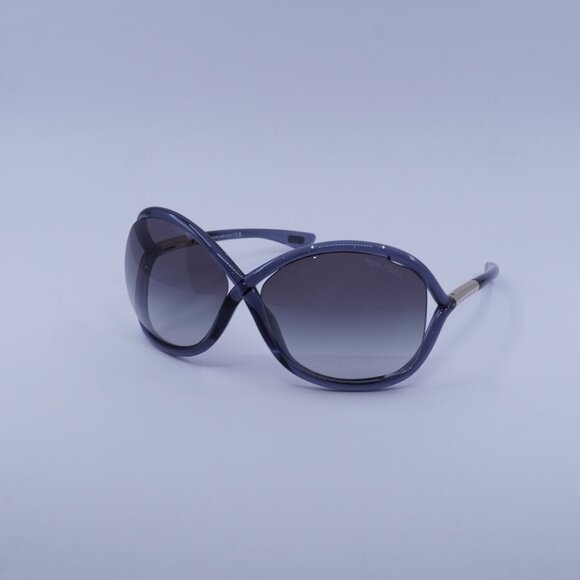 Tom Ford Whitney FT0009 0B5 Sunglasses Grey Butterfly Frame, Smoke Lenses - Picture 1 of 9